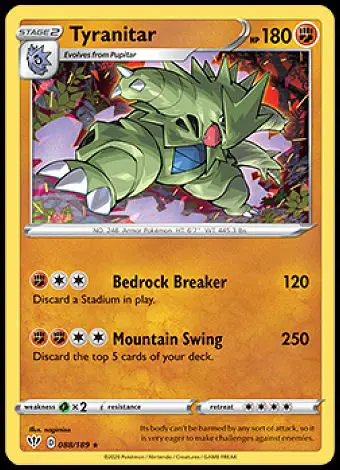 088/189 Tyranitar