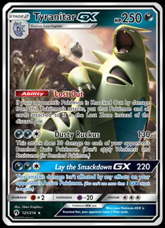 121/214 Tyranitar GX