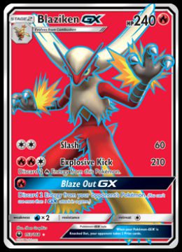 153/168 Blaziken GX