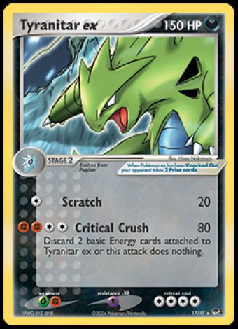 17/17 Tyranitar ex