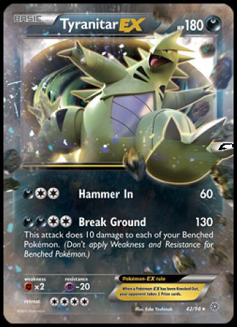 42/98 Tyranitar EX