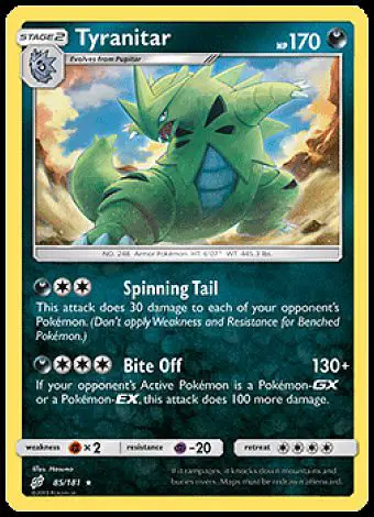 85/181 Tyranitar