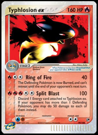 99/100 Typhlosion ex