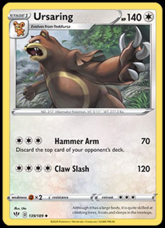 139/189 Ursaring