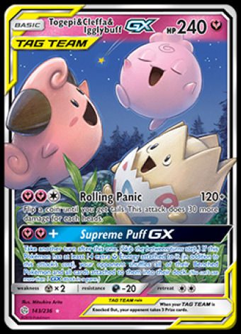 143/236 Togepi & Cleffa & Igglybuff GX