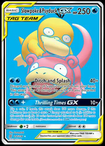 217/236 Slowpoke & Psyduck GX