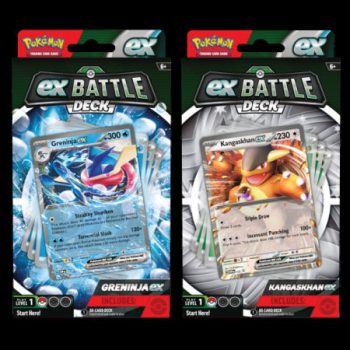 Greninja ex and Kangaskhan ex Battle Decks