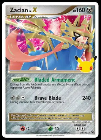 SWSH135 Zacian LV.X