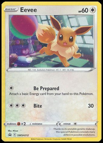 SWSH212 Eevee