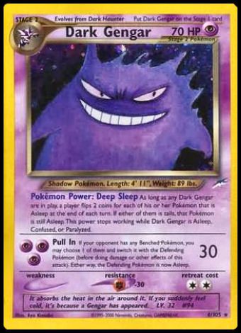 Gengar Pokédex 0094 & Card List with Images