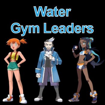 Water Gym Leaders and Elite Four