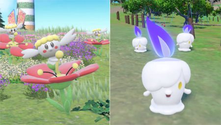Flabebe and Litwick Scarlet and Violet
