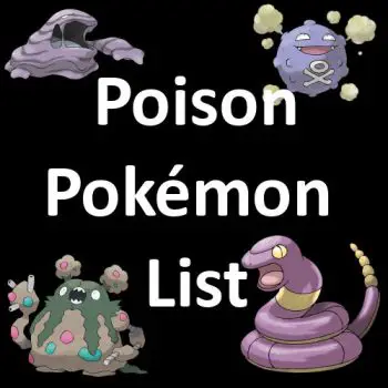 Poison Pokémon List
