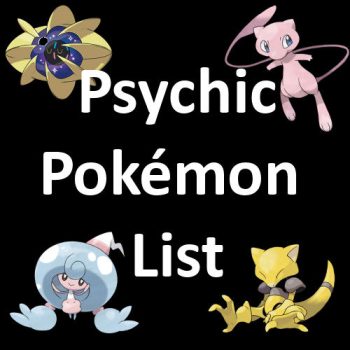 Psychic Pokémon List