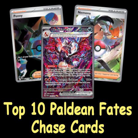 Top 10 Paldean Fates Chase Cards - Coded Yellow