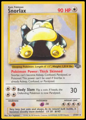 27/64 Snorlax