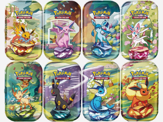 Prismatic Evolutions Mini Tins