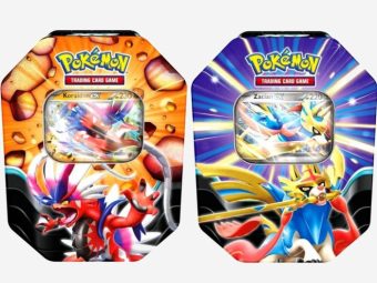 Slashing Legends Koraidon and Zacian Tins