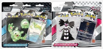 Black Bolt White Flare Tech Sticker Collection