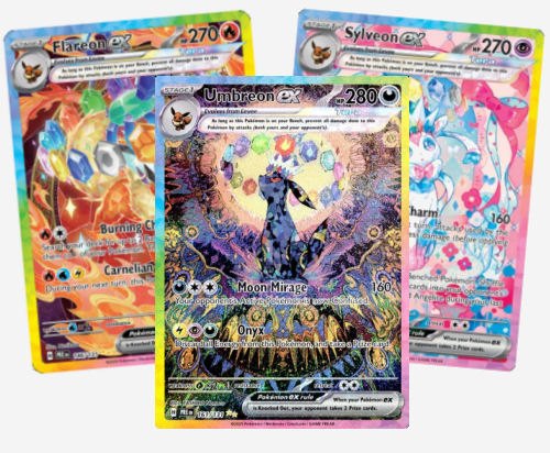 Évoli Promo Prismatic Evolutions | Grand présentoir d'oeuvres d'art pour carte Pokémon - Canada Évoli Promo Prismatic Evolutions | Grand présentoir d'oeuvres d'art pour carte Pokémon - Canada