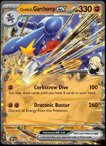 104/182 Cynthia's Garchomp ex