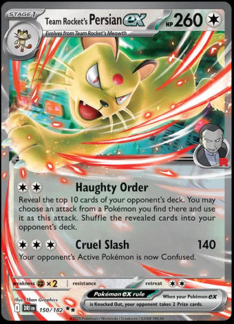 150/182 Team Rocket's Persian ex