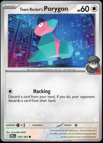 153/182 Team Rocket's Porygon