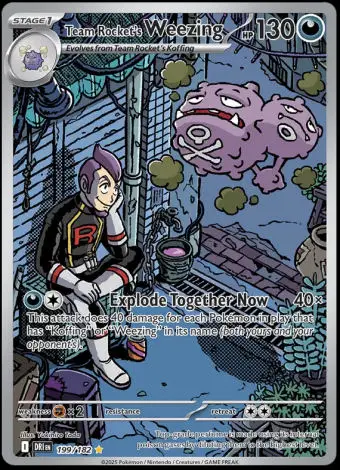 199/182 Team Rocket's Weezing