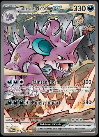 233/182 Team Rocket's Nidoking ex