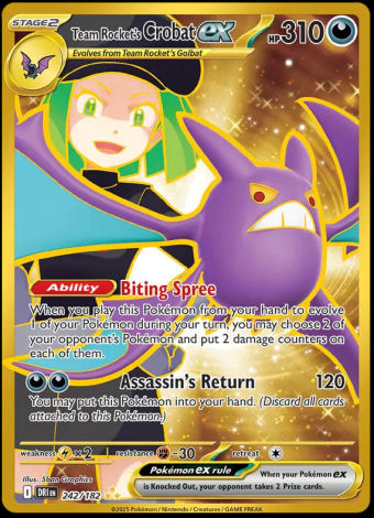 242/182 Team Rocket's Crobat ex