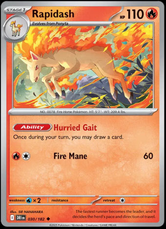 030/182 Rapidash