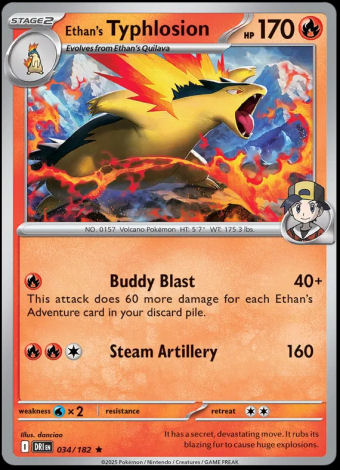 034/182 Ethan's Typhlosion