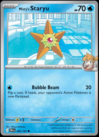 046/182 Misty's Staryu
