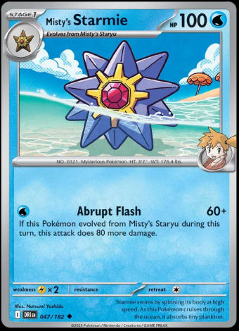047/182 Misty's Starmie