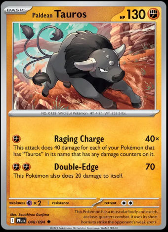 048/094 Paldean Tauros