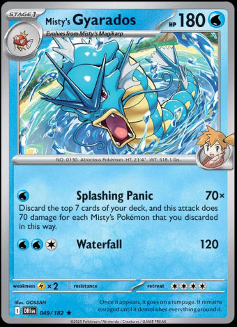 049/182 Misty's Gyarados