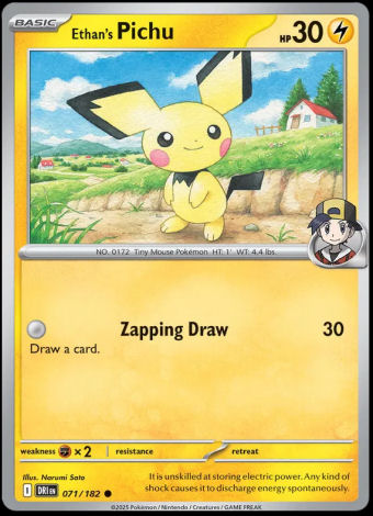 071/182 Ethan's Pichu