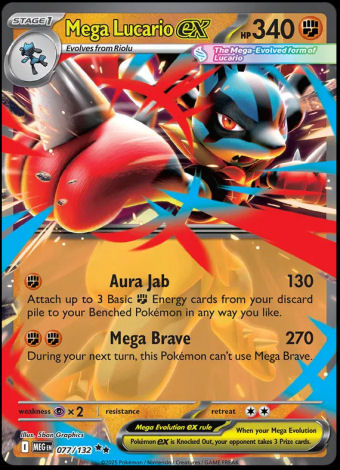 077/132 Mega Lucario ex