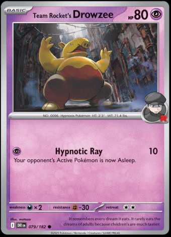 079/182 Team Rocket's Drowzee