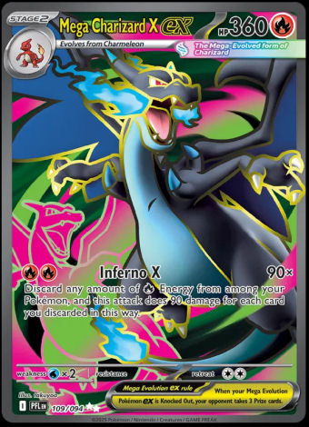 109/094 Mega Charizard X ex