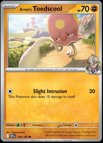 109/182 Arven's Toedscool