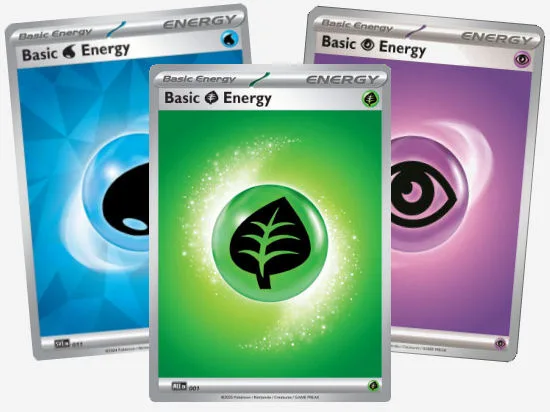 Basic Energy Cards Artwork