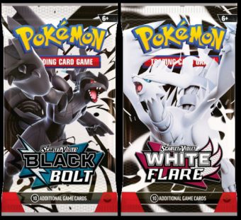 Black Bolt and White Flare Booster Packs