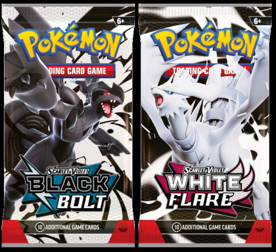 Black Bolt and White Flare Booster Packs