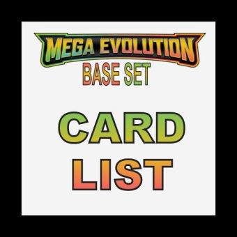 Pokémon Mega Evolution Card List