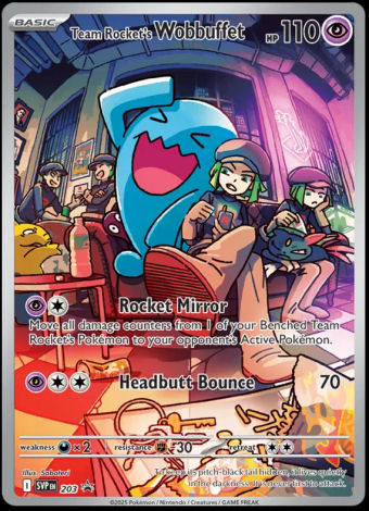 SVP203 Team Rocket's Wobbuffet ex