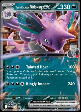 SVP217 Team Rocket's Nidoking ex