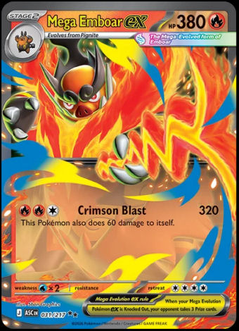 031/217 Mega Emboar ex
