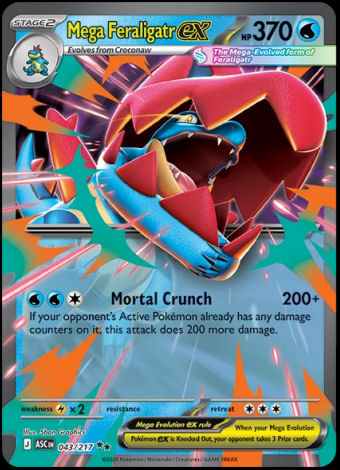 043/217 Mega Feraligatr ex