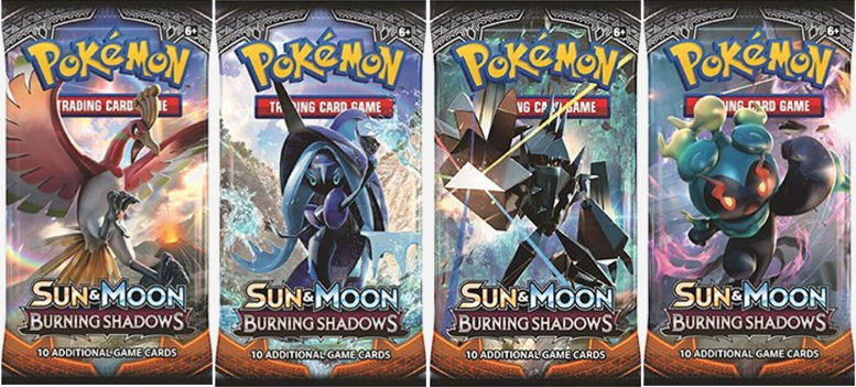 Burning Shadows Booster Packs